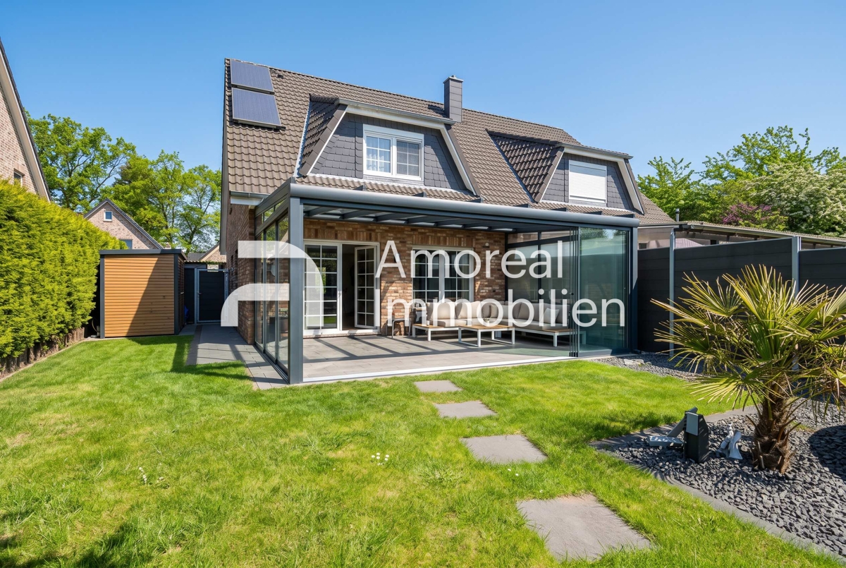 Hausansicht vom Garten