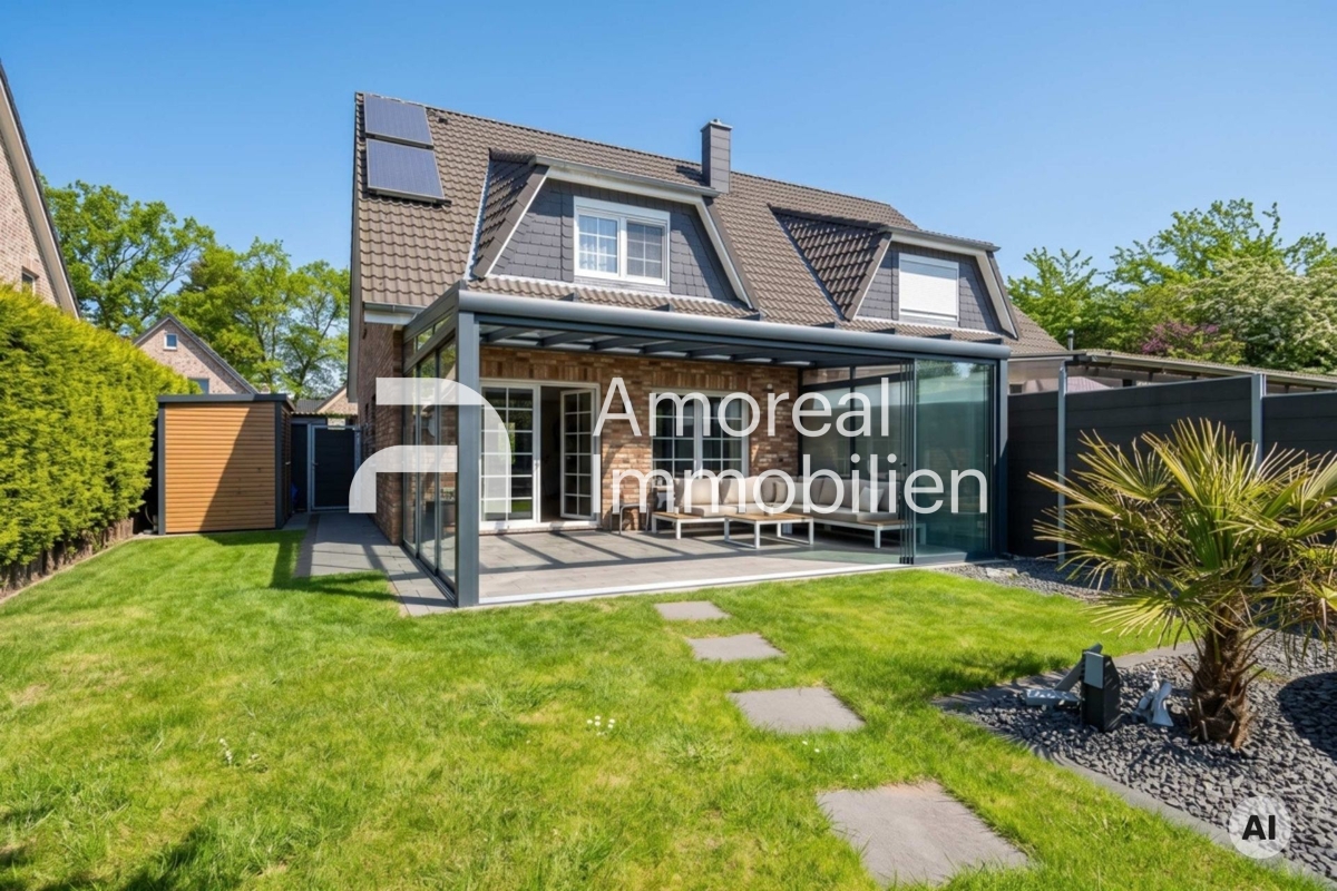 Hausansicht vom Garten