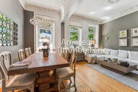 Altbauperle mit Blick ins Grüne zwischen Alster und Genuss, 22301 Hamburg Winterhude, Erdgeschosswohnung