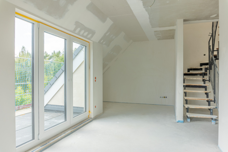 Blick zur Loggia