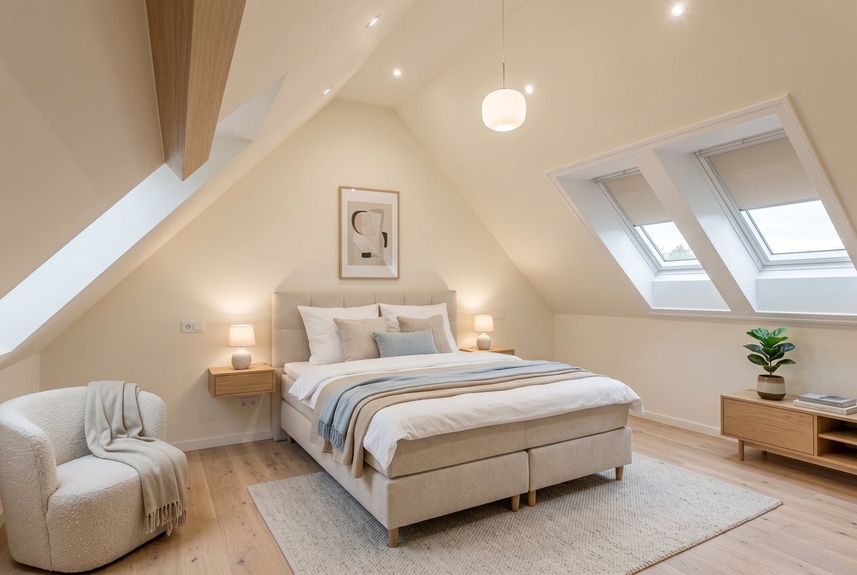 Obere Ebene Schlafzimmer (visualisiert)