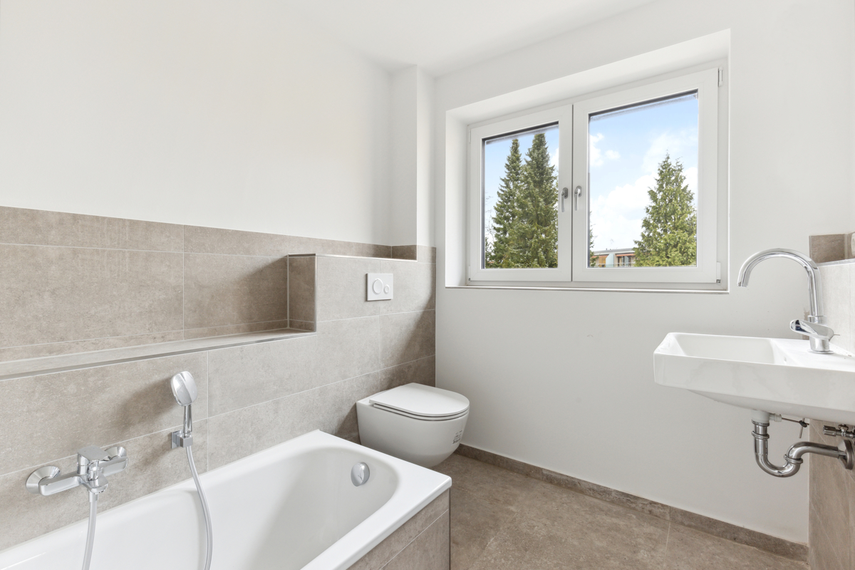 Vollbad mit Badewanne