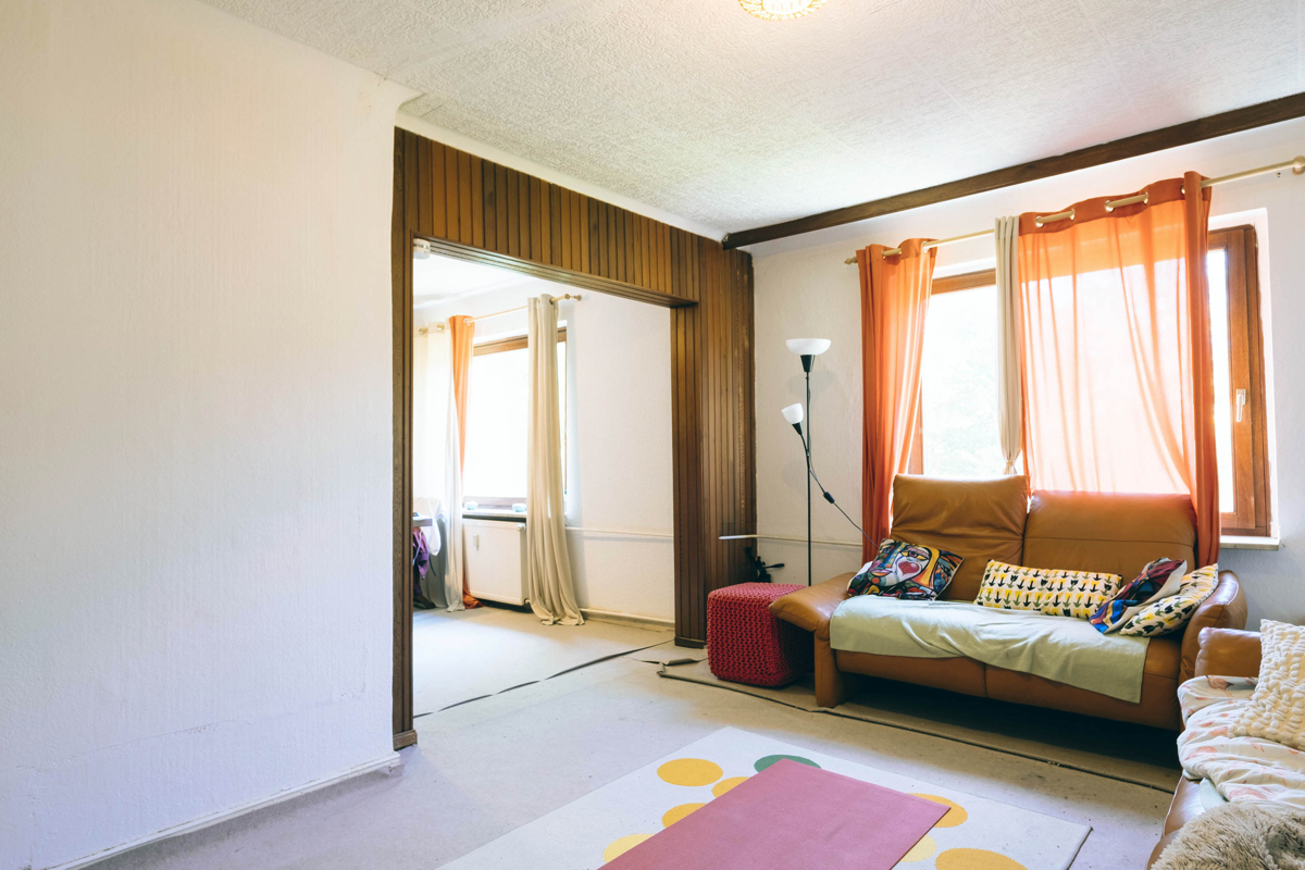 Wohnung im Hochparterre