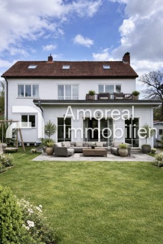 Zuhause voller Fantasie: Zwei Häuser auf großem Grundstück in Groß Borstel, 22453 Hamburg / Groß Borstel, Zweifamilienhaus