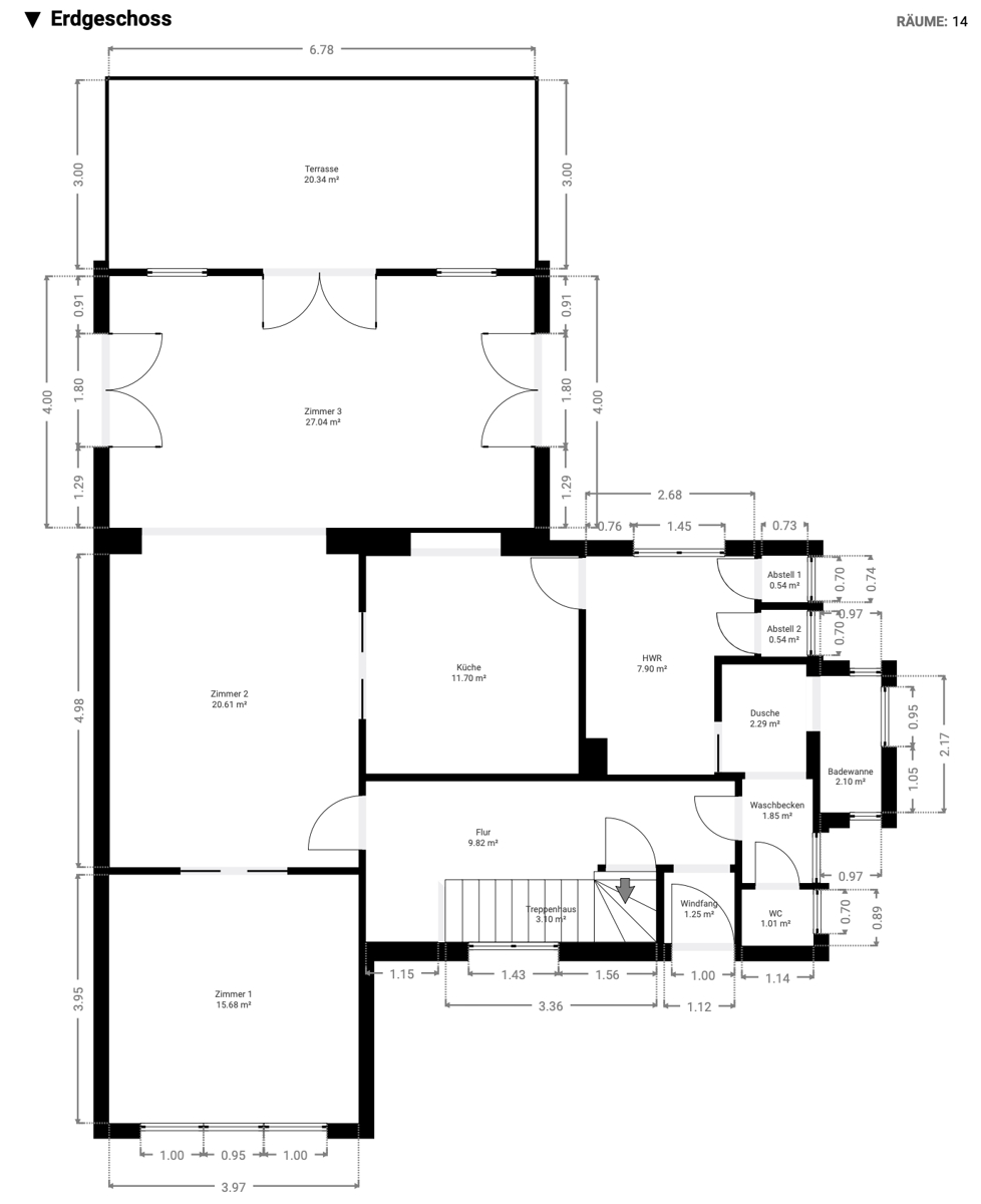 Haupthaus Erdgeschoss