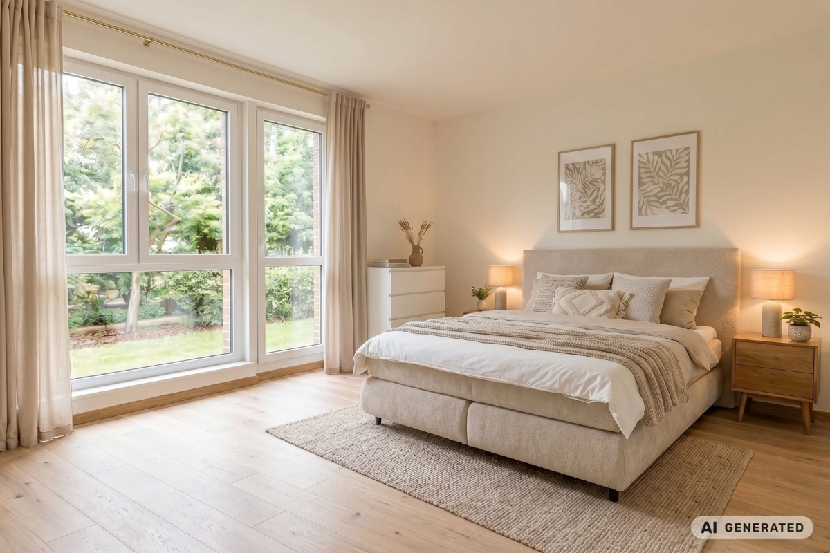 Schlafzimmer (visualisiert)