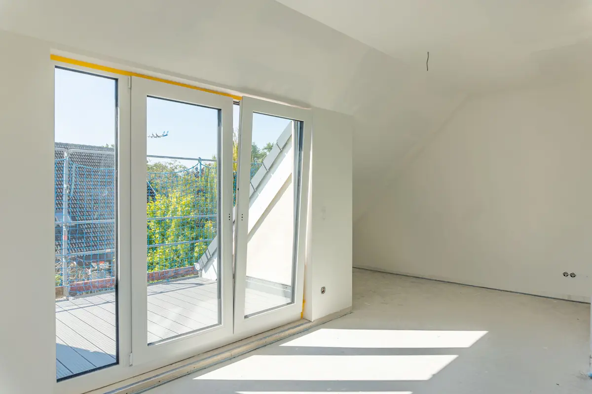 Blick zur Loggia