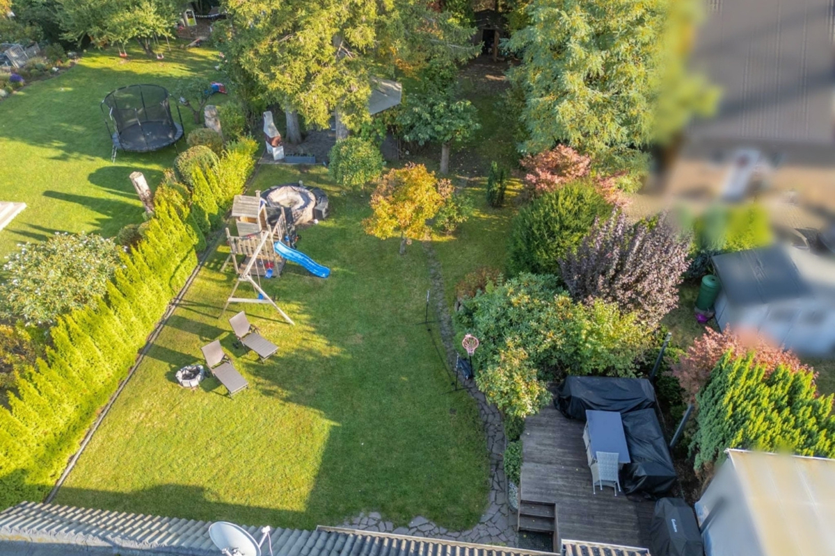 Luftbild Garten