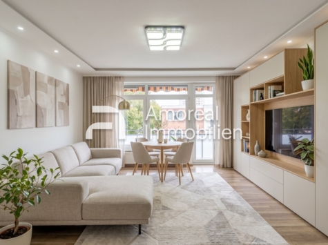 Modernisierte 3-Zimmer-Wohnung auf Endetage mit großer Loggia und eigenem Stellplatz, 25335 Elmshorn, Etagenwohnung