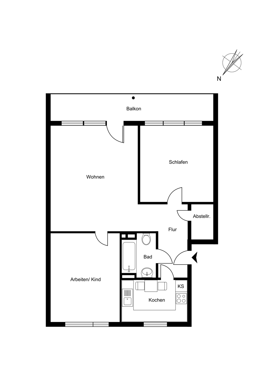 Grundriss 2. OG links