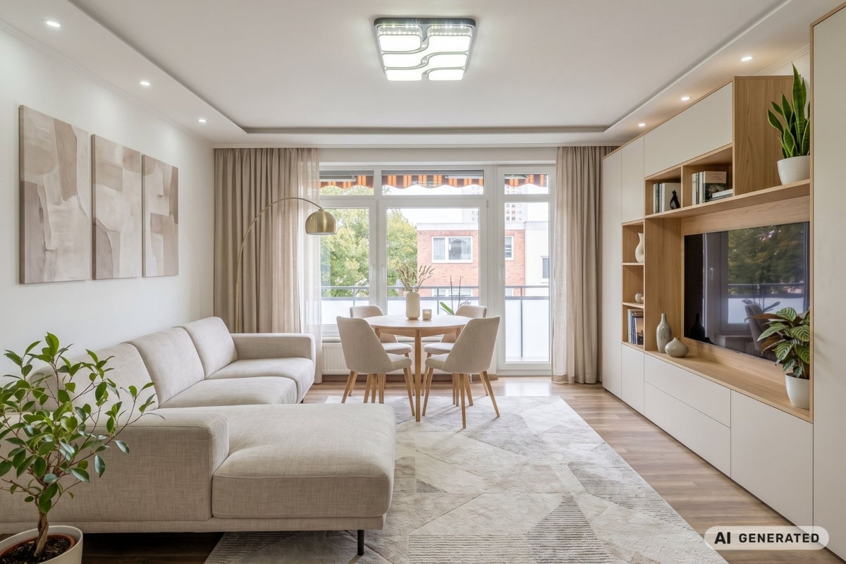 Wohnzimmer (visualisiert)