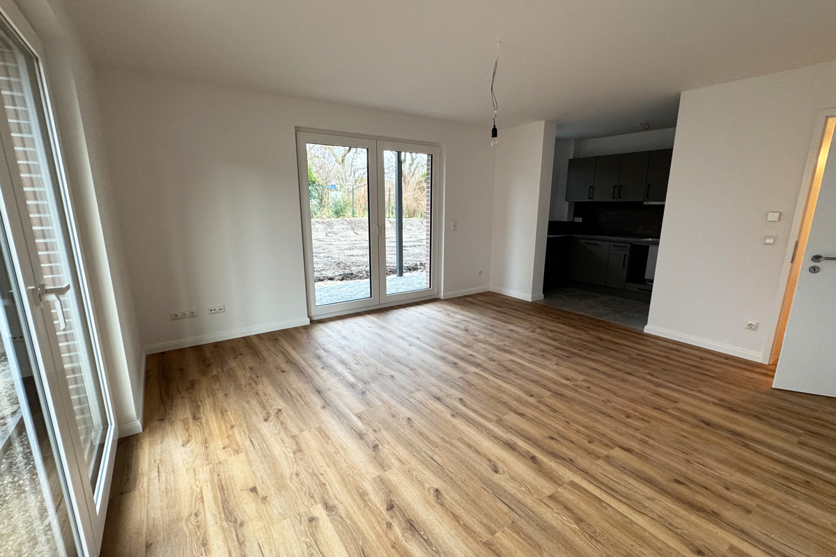 ... mit Terrassenzugang.