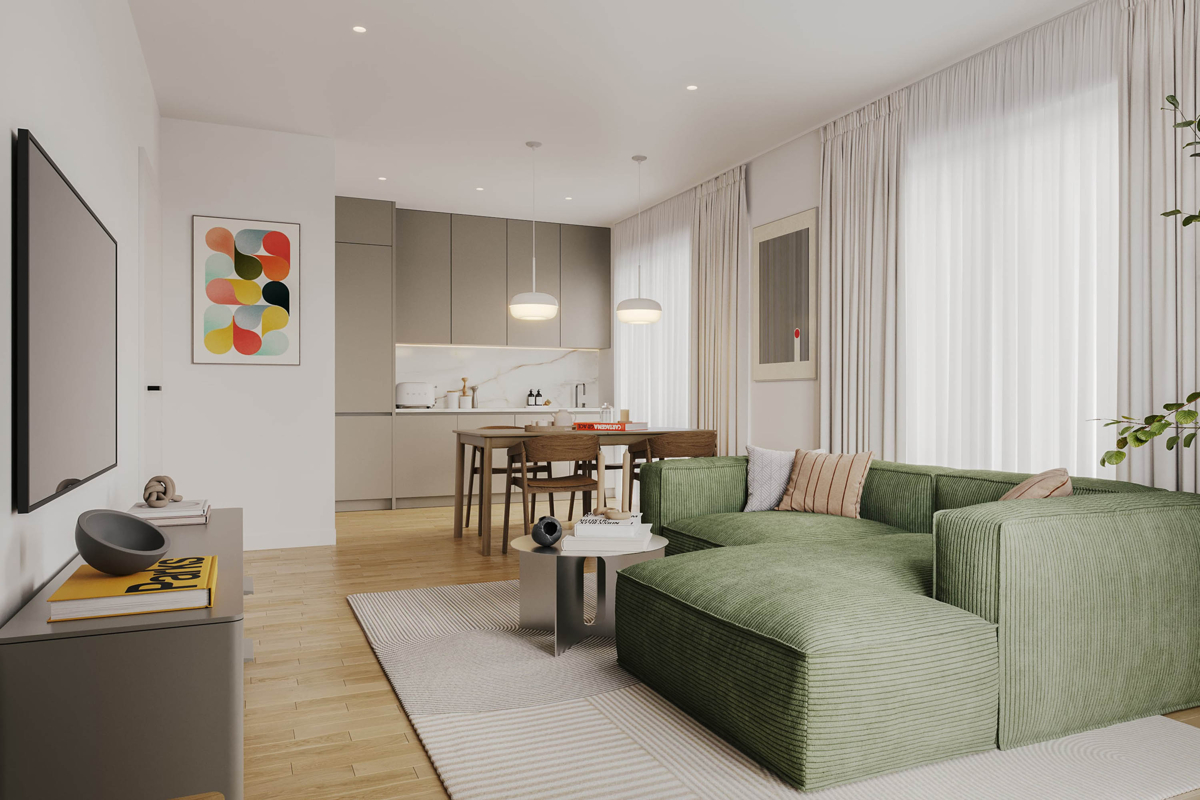 Visualisierung Wohnzimmer