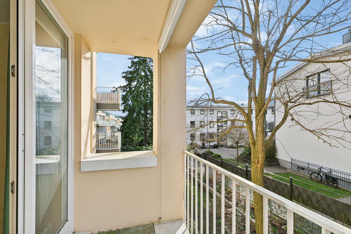 West-Balkon im Schlafzimmer