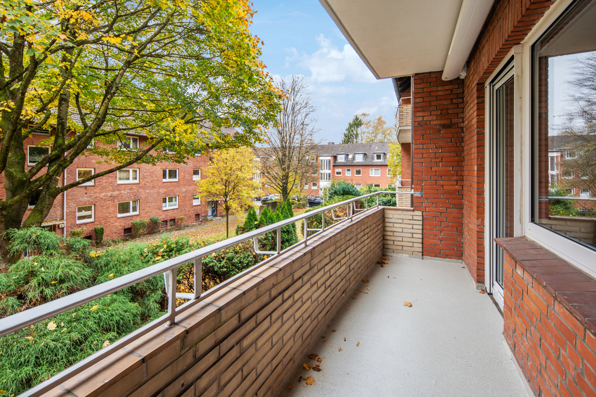 Großzügiger Balkon