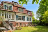 Garten - Hamburg Eppendorf | Traumhafte Stadtvilla mit sonnigem Garten direkt am Isebekkanal