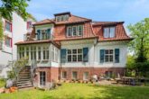 Rückansicht - Hamburg Eppendorf | Traumhafte Stadtvilla mit sonnigem Garten direkt am Isebekkanal