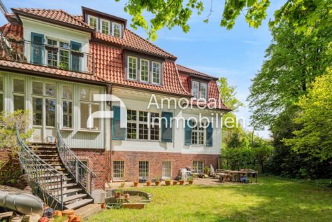 Hamburg Eppendorf | Traumhafte Stadtvilla mit sonnigem Garten direkt am Isebekkanal, 20249 Hamburg Eppendorf, Villa