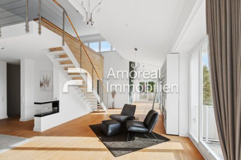 Hamburg – Bahrenfeld | Großzügiges teilmöbliertes Penthouse mit exkl. Ausstattung & 4 Dachterrassen, 22607 Hamburg / Groß-Flottbek, Penthousewohnung
