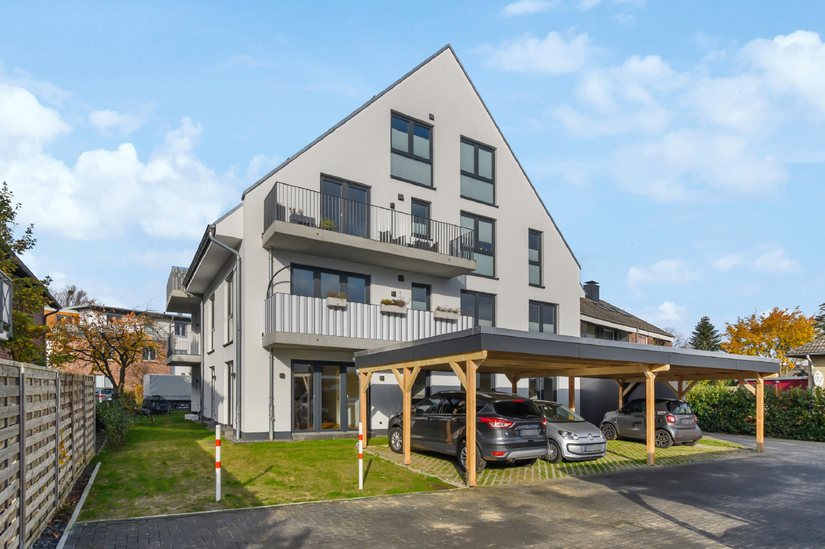 Rückansicht Wohngebäude