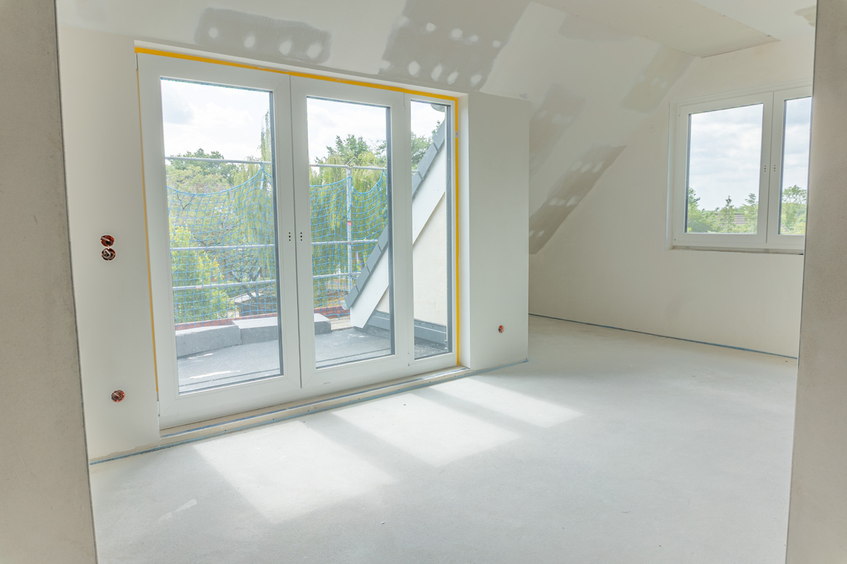 Blick zur Loggia