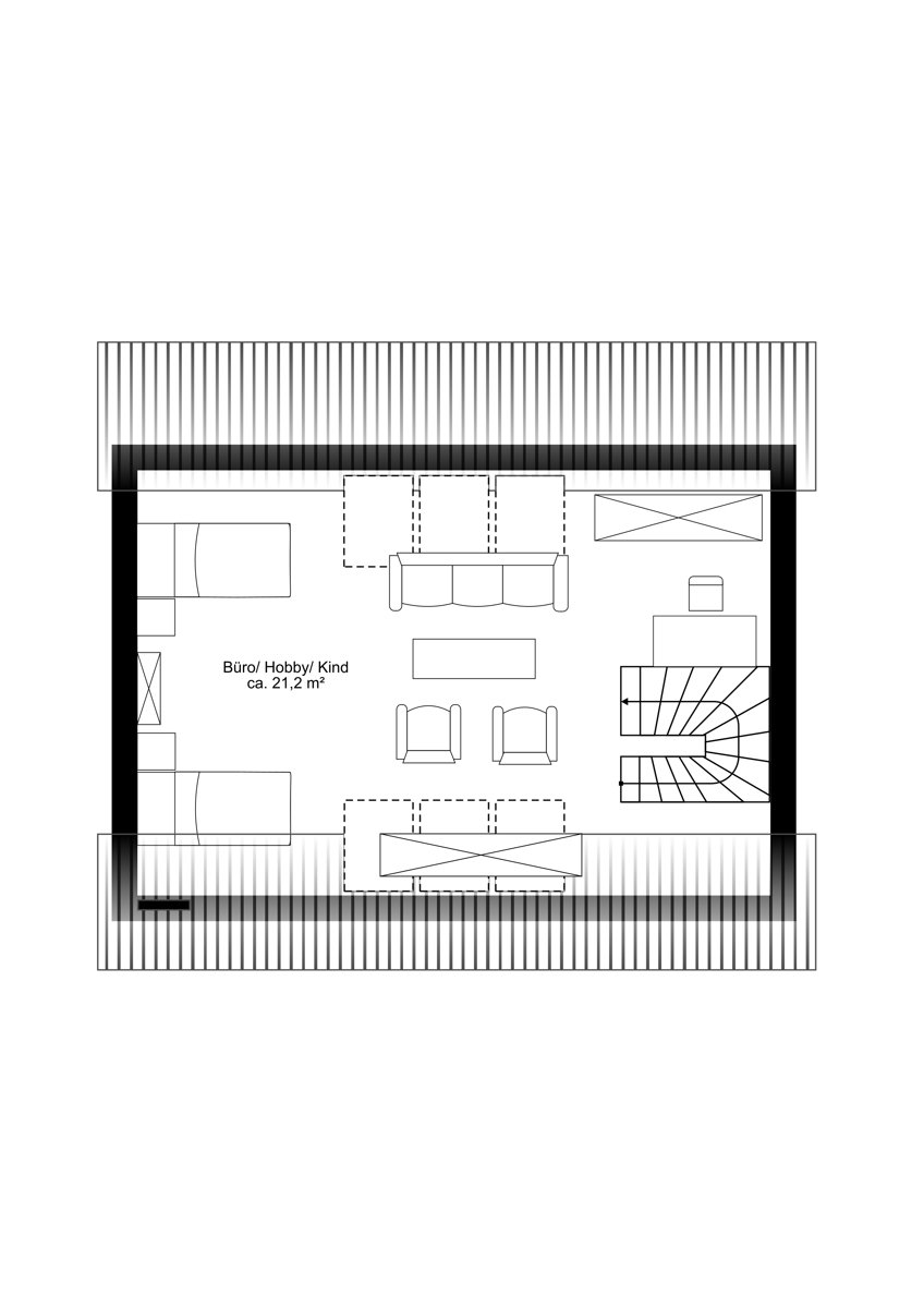 Grundriss Obere Ebene