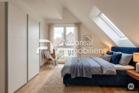 Ihr neuer Wohntraum: Schlüsselfertige 3-Zimmer-Maisonette mit Süd-Loggia, 22848 Norderstedt / Garstedt, Dachgeschosswohnung