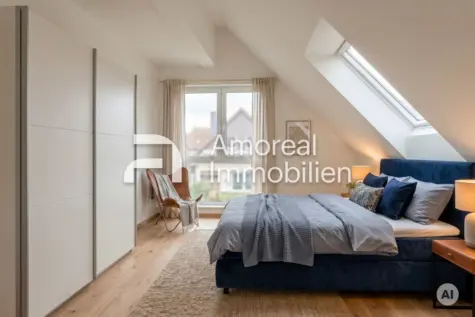 Ihr neuer Wohntraum: Schlüsselfertige 3-Zimmer-Maisonette mit Süd-Loggia, 22848 Norderstedt / Garstedt, Dachgeschosswohnung