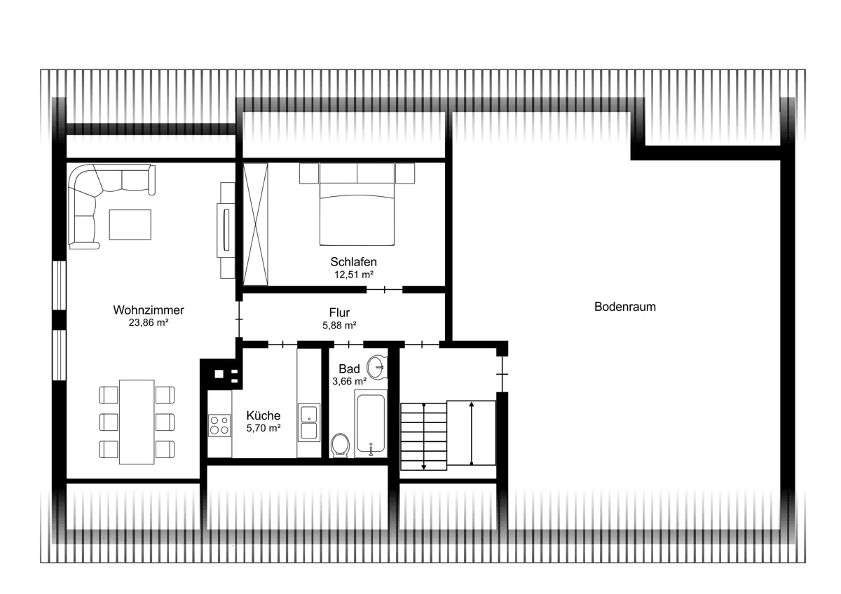 Grundriss Dachgeschoss