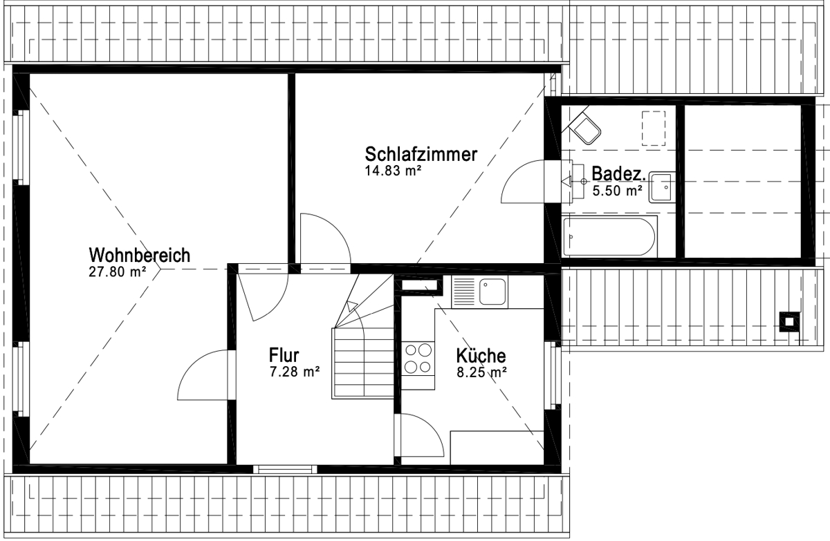 Grundriss Obergeschoss