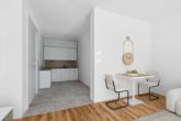 Visualisierung - Moderne 2-Zimmer-Erdgeschosswohnung mit sonniger Terrasse