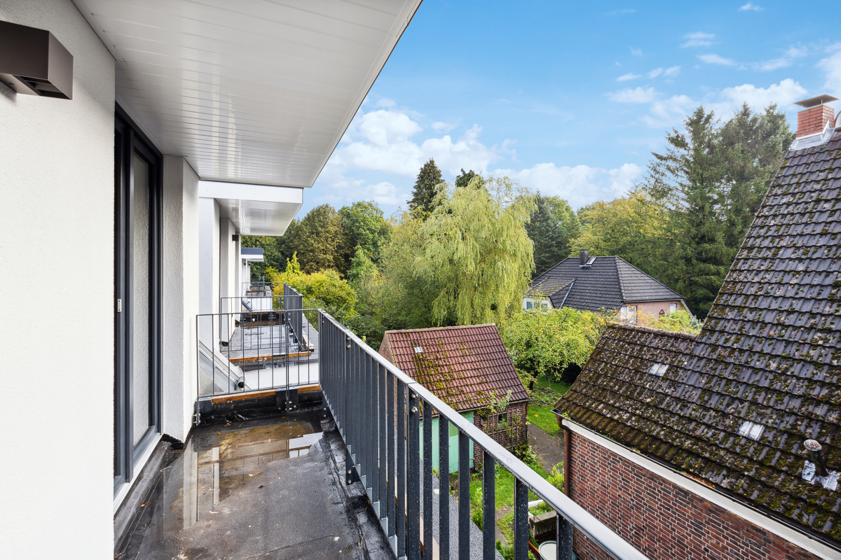 Zugang auf die Dachterrasse