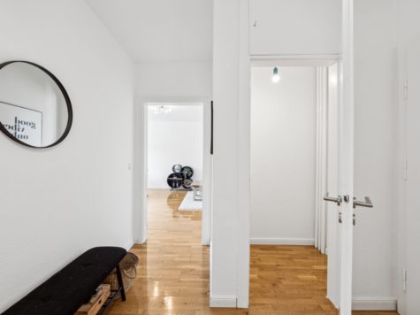 Hamburg-Poppenbüttel | Zuhause im Alstertal: Ruhige und charmante 2-Zimmer-Wohnung mit Balkon, 22399 Hamburg, Etagenwohnung