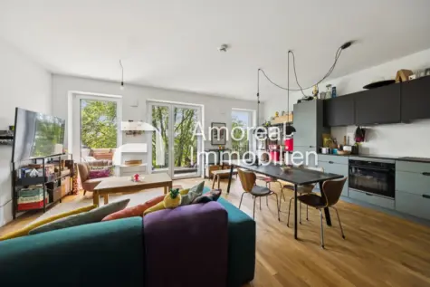 Moderne 2-Zimmer-Wohnung mit zwei Balkonen in neuwertiger Wohnanlage, 22525 Hamburg / Stellingen, Etagenwohnung