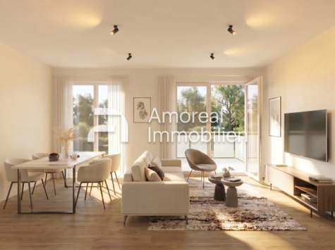 Fertigstellung Ende 2026 | Helle Wohnung im 1. OG mit 12 m² Balkon, Tageslichtbad und Stellplatz, 22848 Norderstedt / Garstedt, Etagenwohnung
