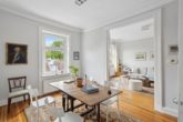 Esszimmer - Hamburg Rotherbaum | Stilvolle Eigentumswohnung mit Sauna und Kamin in Toplage am Mittelweg