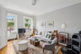 Wohnzimmer - Hamburg Rotherbaum | Stilvolle Eigentumswohnung mit Sauna und Kamin in Toplage am Mittelweg