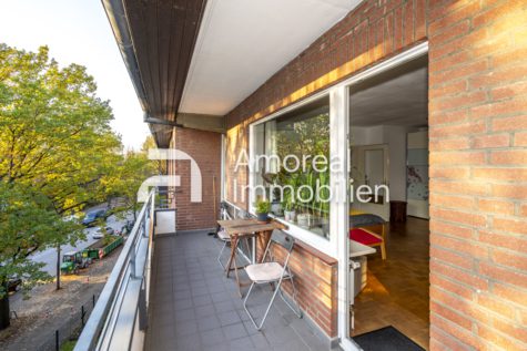 Hamburg – Horn | Geräumige 1-Zimmer-Wohnung mit Charme und schönem Balkon, 22119 Hamburg / Horn, Etagenwohnung