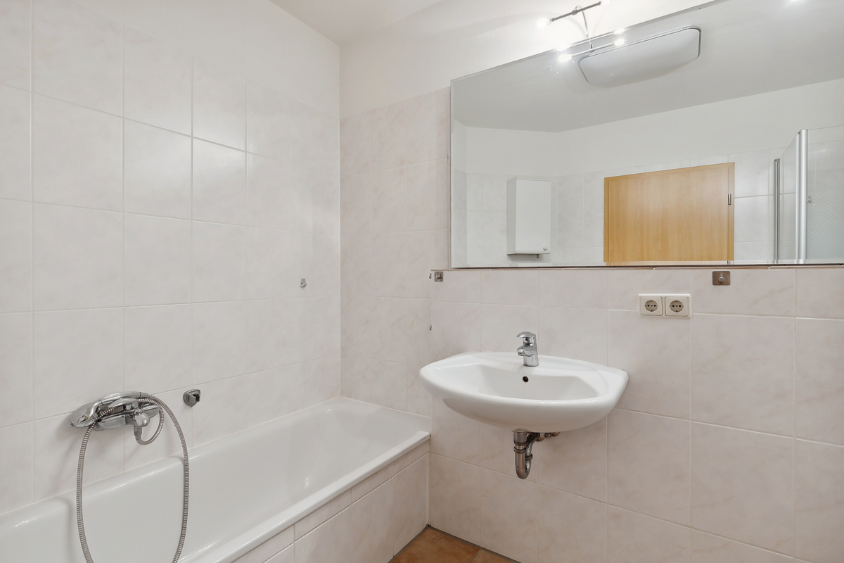 ...mit großer Badewanne